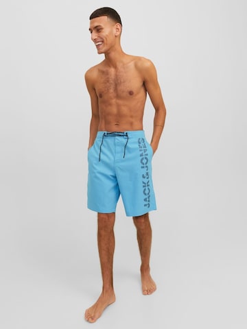 JACK & JONES Zwemshorts in Blauw