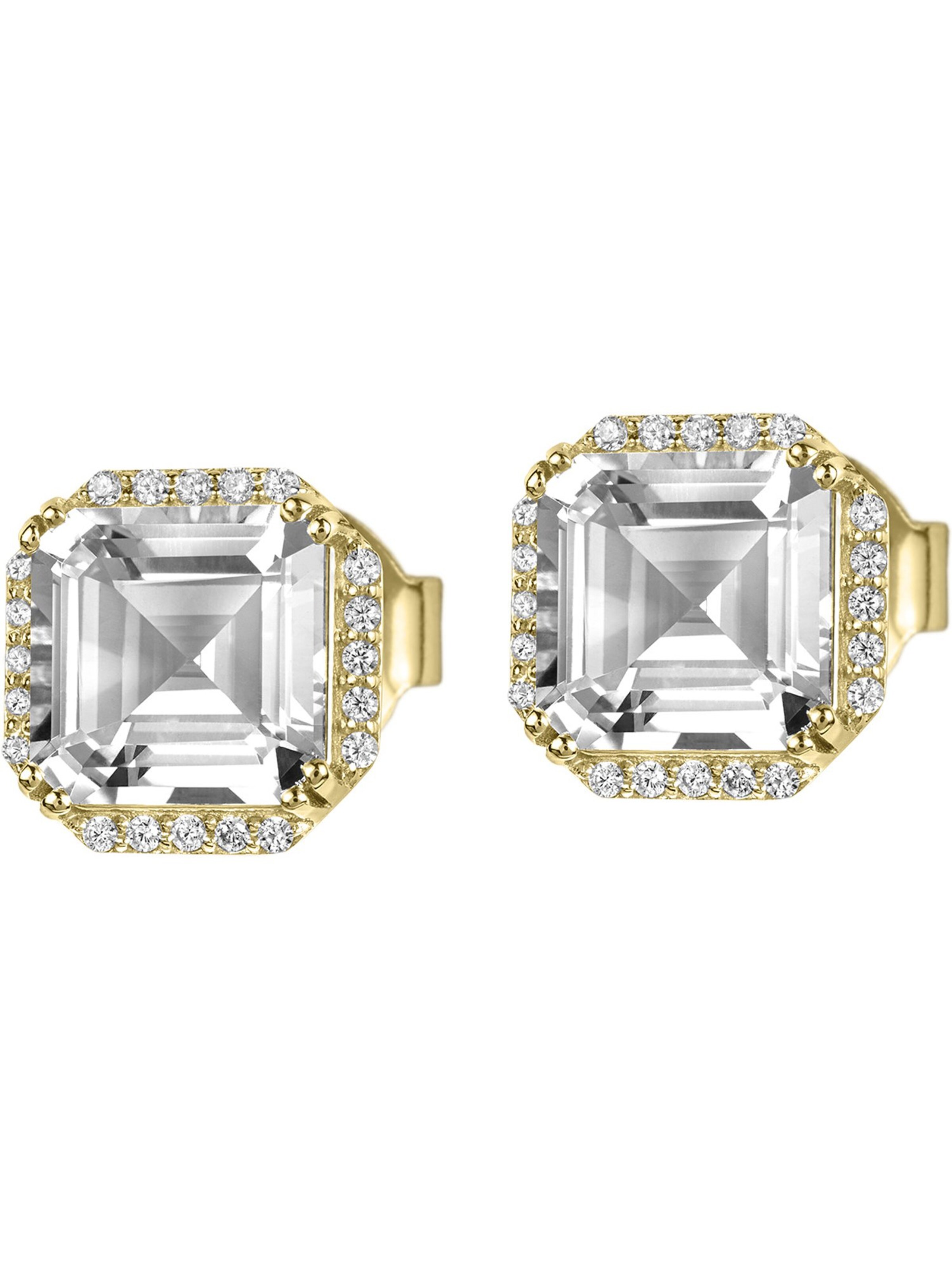 Jacques Lemans Ohrringe in Gold: Vorderseite