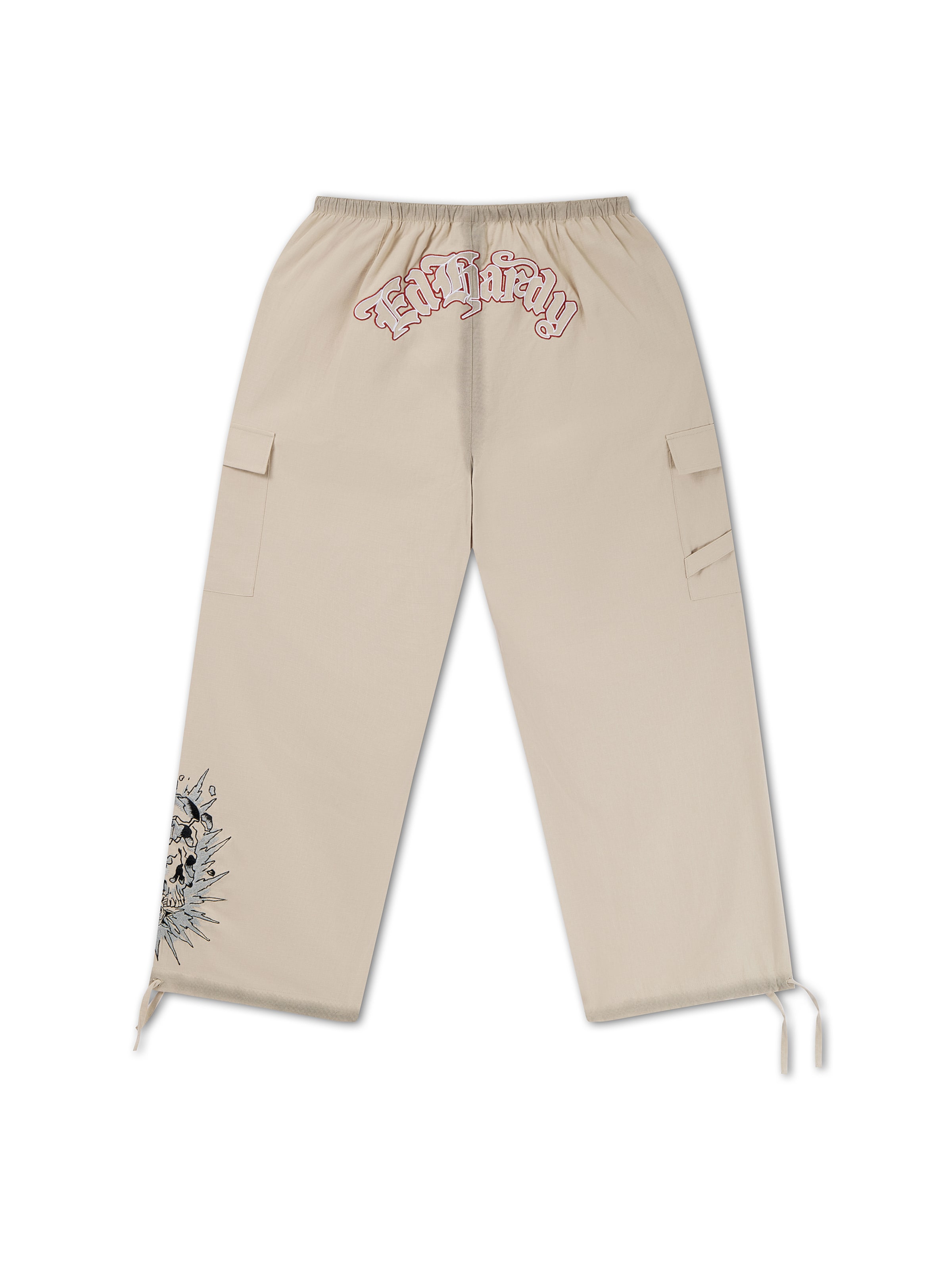 regular Pantaloni funzionali di Ed Hardy in grigio: dietro