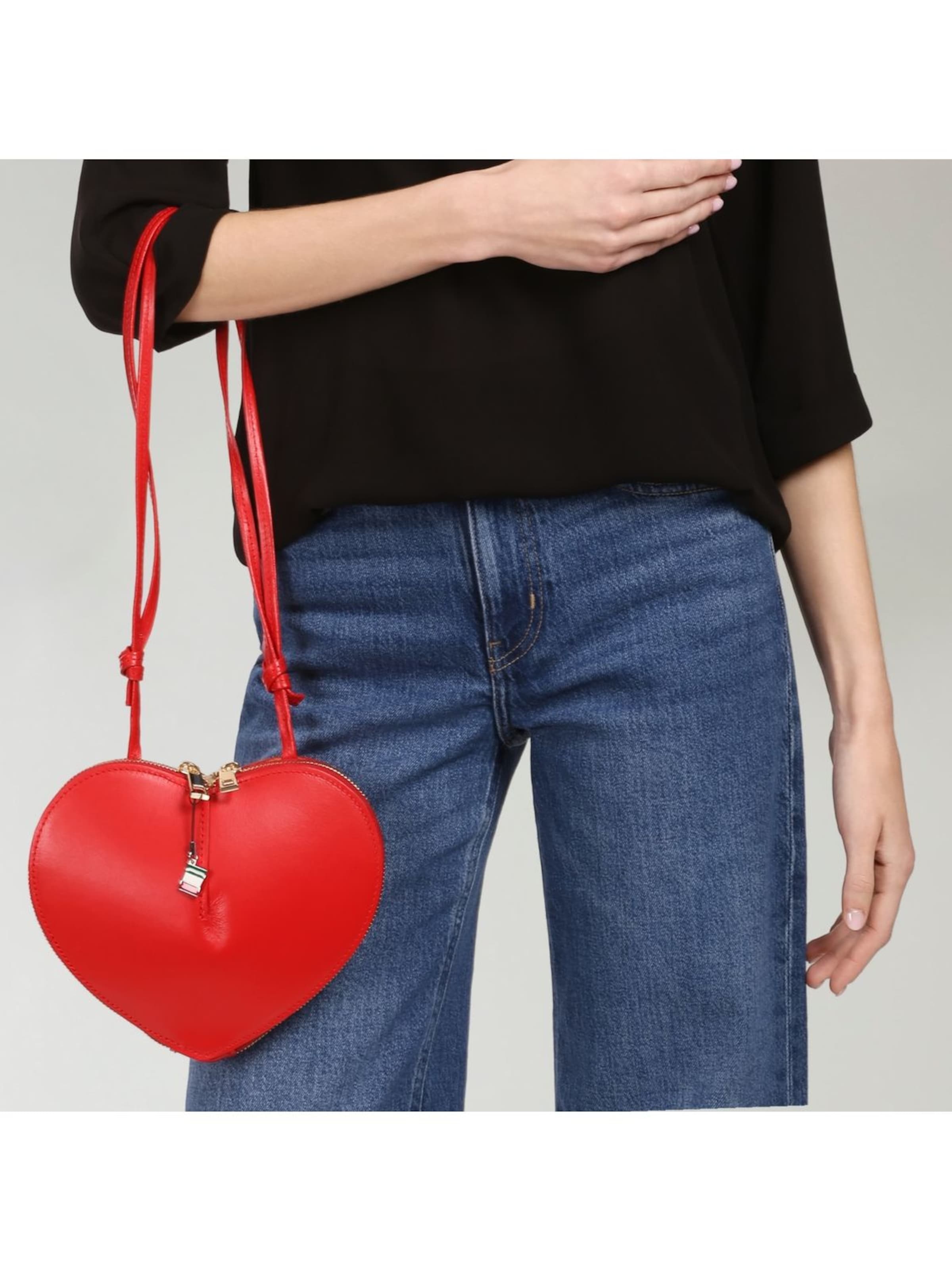 Florence Shoulder Bag in Red