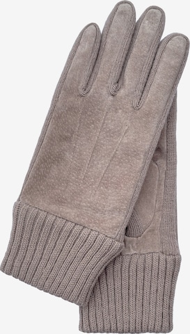 KESSLER Full Finger Gloves in Grey: front