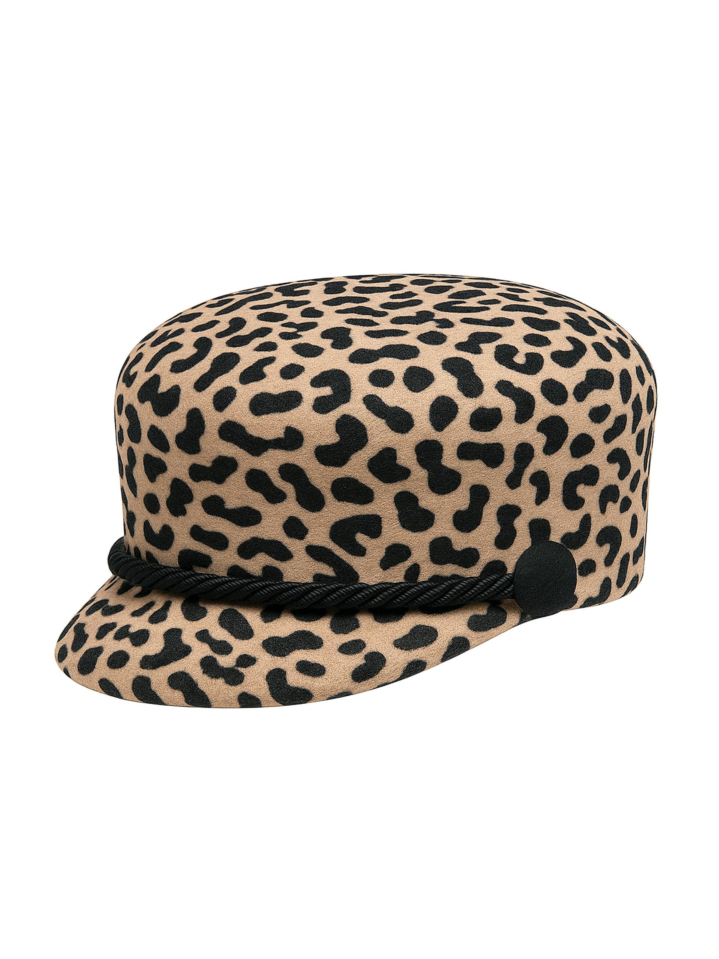 COLLEZIONE ALESSANDRO Hat 'Leo Brit' in Brown: front
