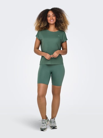 ONLY PLAY Skinny Fit Спортен панталон 'ONPJAM-SANA-3' в зелено