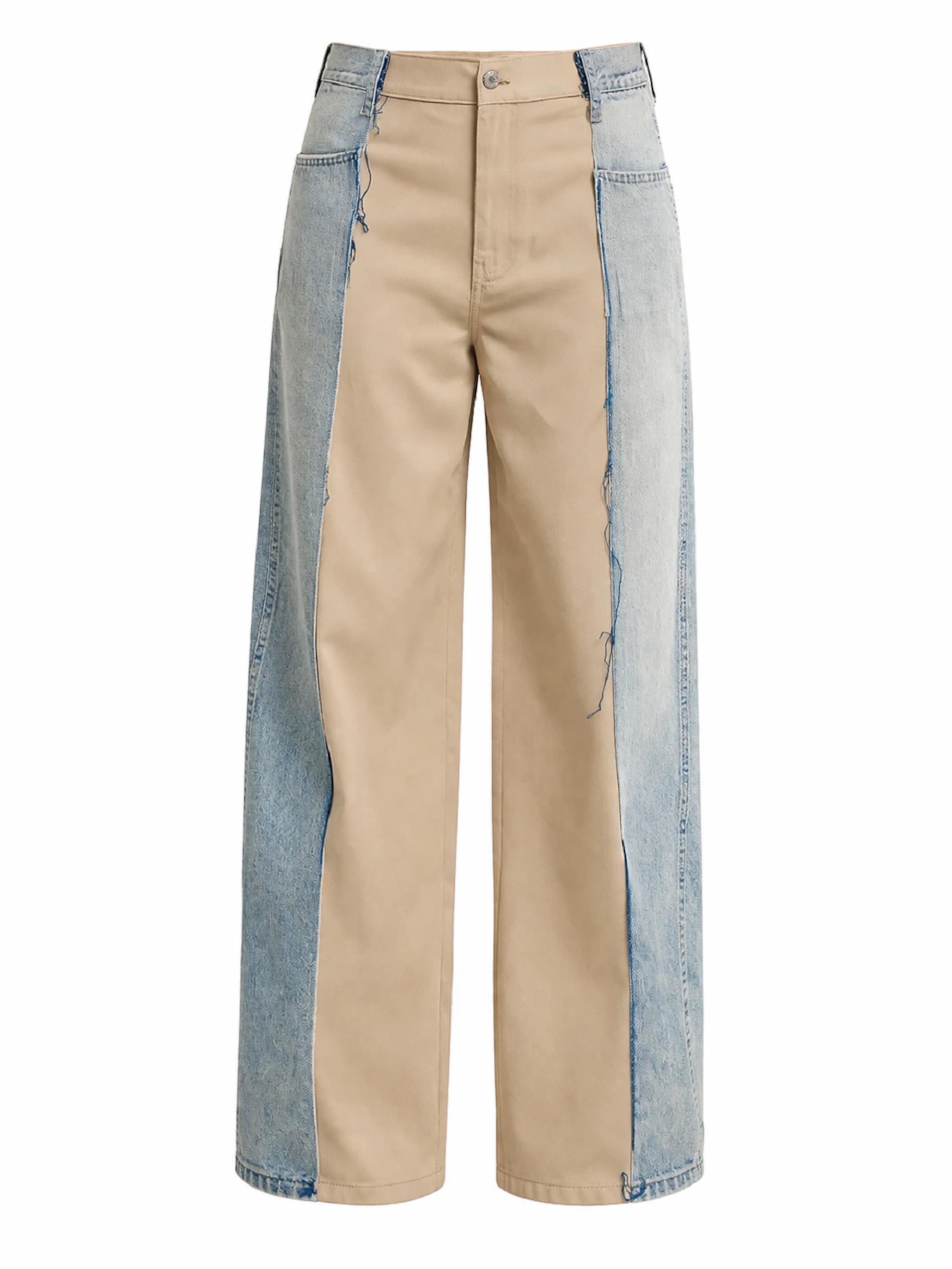 IT'S BASIC Baggy Jeans 'MEGA BAGGY MID RISE JEANS' in Blauw: voorkant