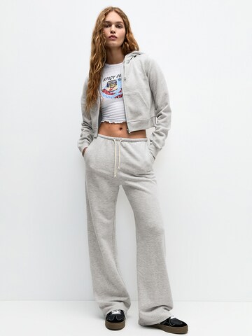 Giacca di felpa di Pull&Bear in grigio