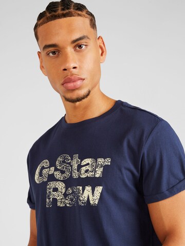 G-Star RAW Tričko - Modrá