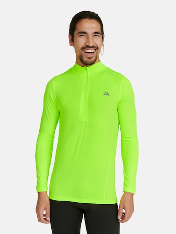 T-Shirt fonctionnel 'Sustain Cycling' DANISH ENDURANCE en jaune : devant