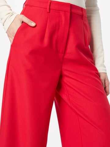 Wide leg Pantaloni di minimum in rosso