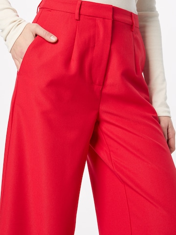 Wide Leg Pantalon minimum en rouge