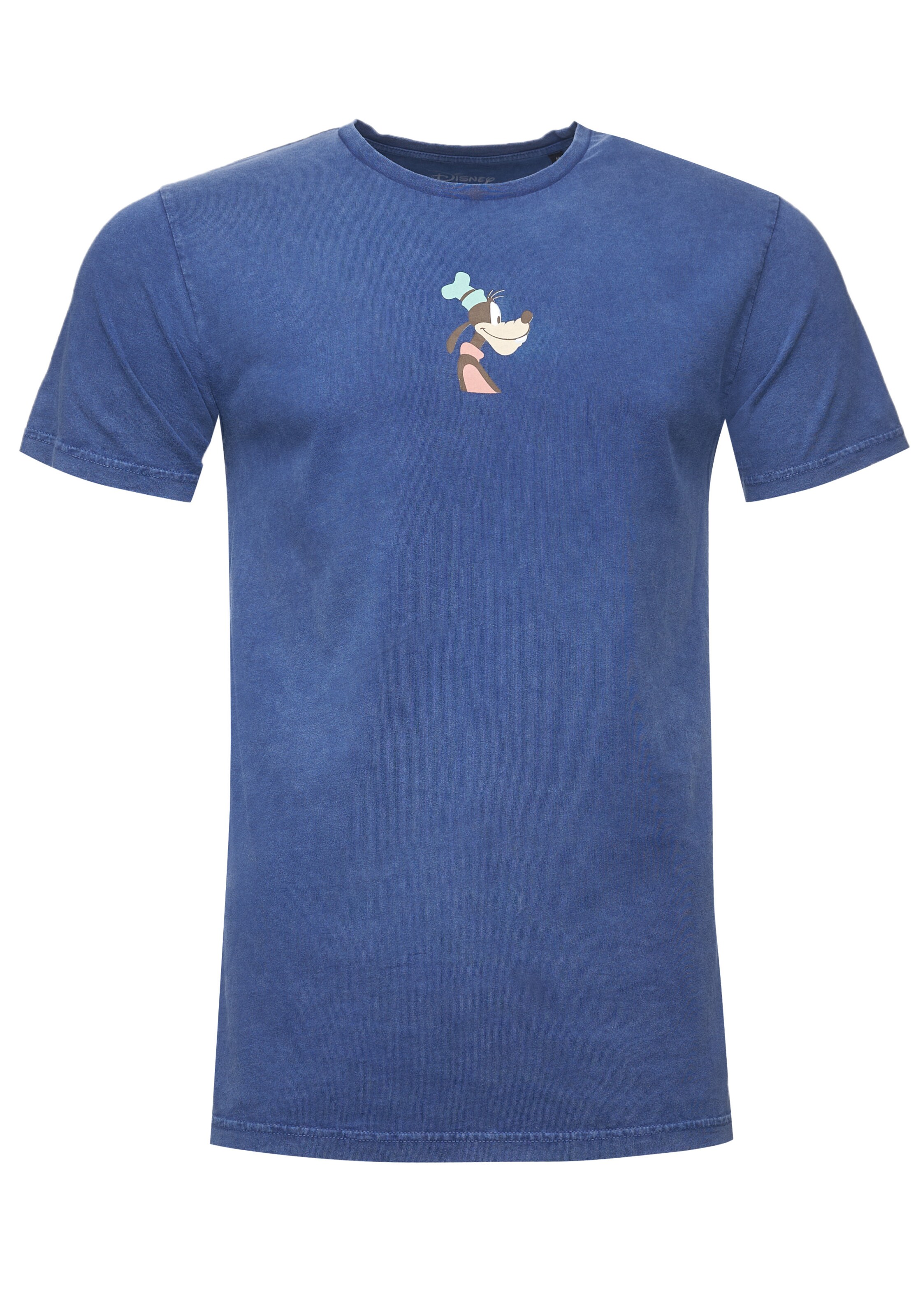 Recovered Shirt 'Disney Goofy Side Profile' in Blauw: voorkant