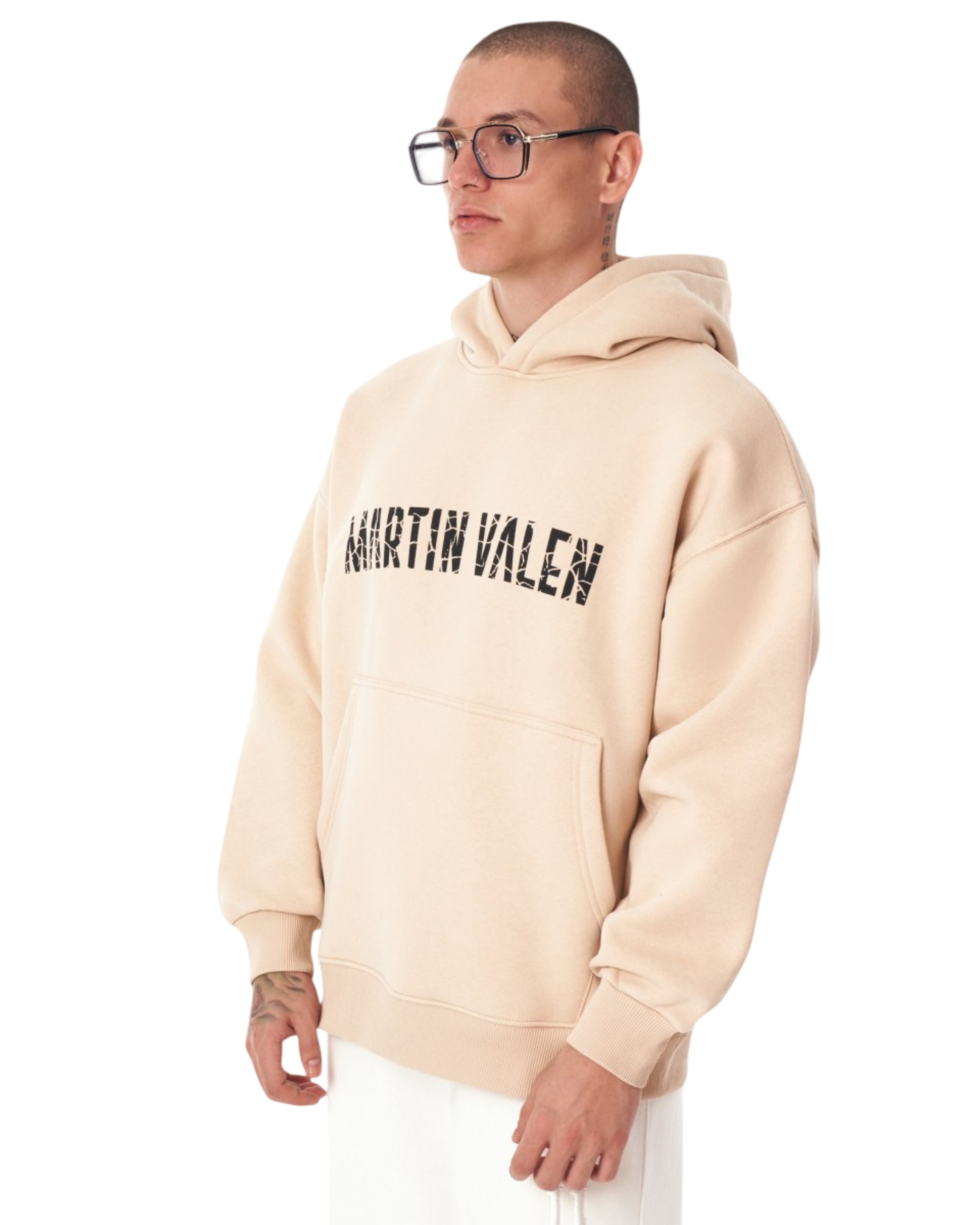 MARTIN VALEN Sweatshirt in Beige