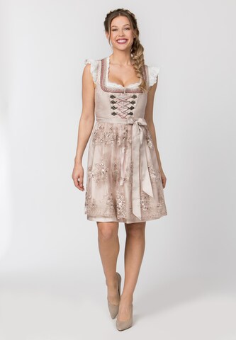 STOCKERPOINT Dirndl 'Selena' in Beige: Vorderseite