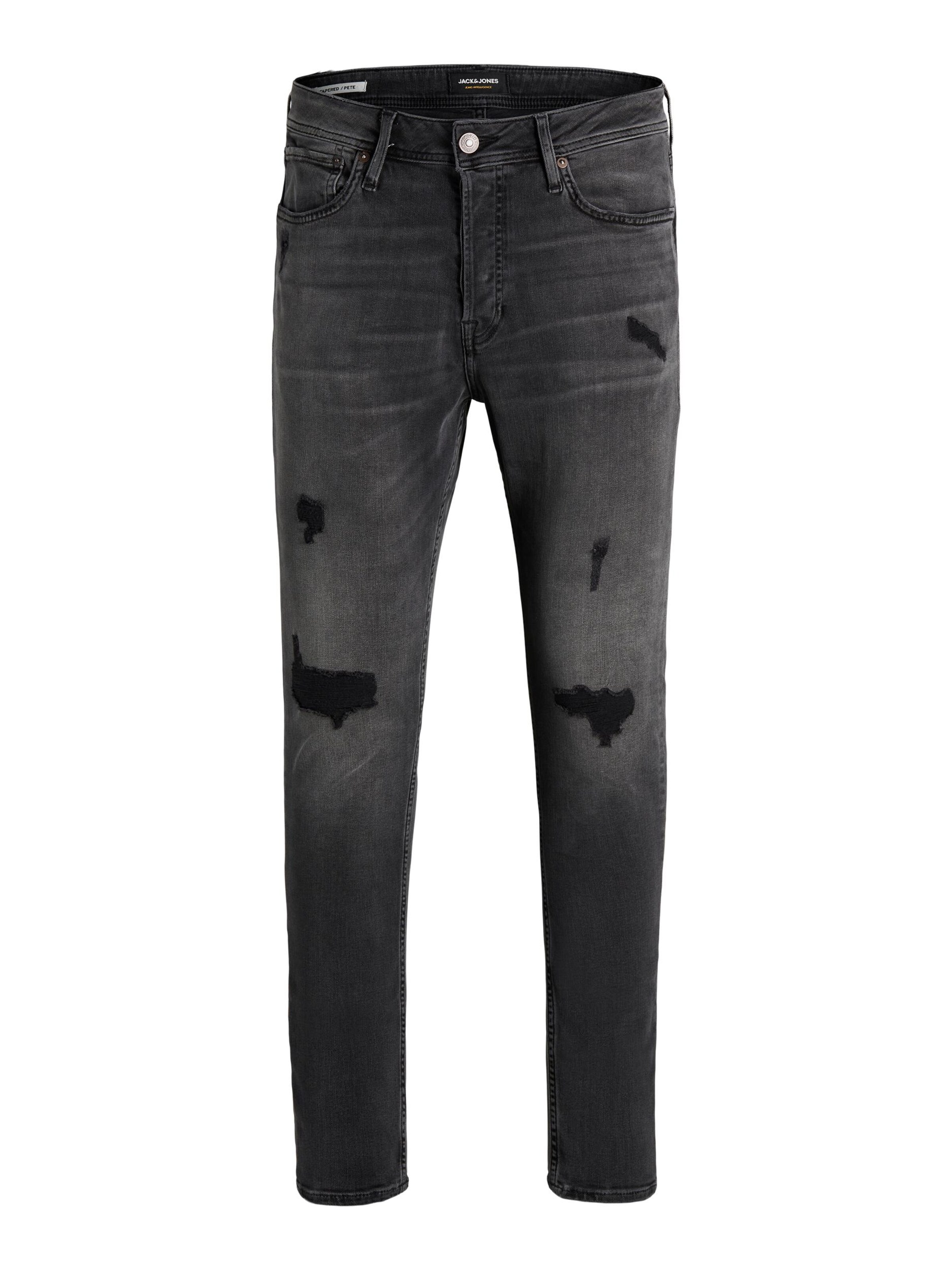 JACK & JONES Skinny Jeans 'Pete' in Black: front