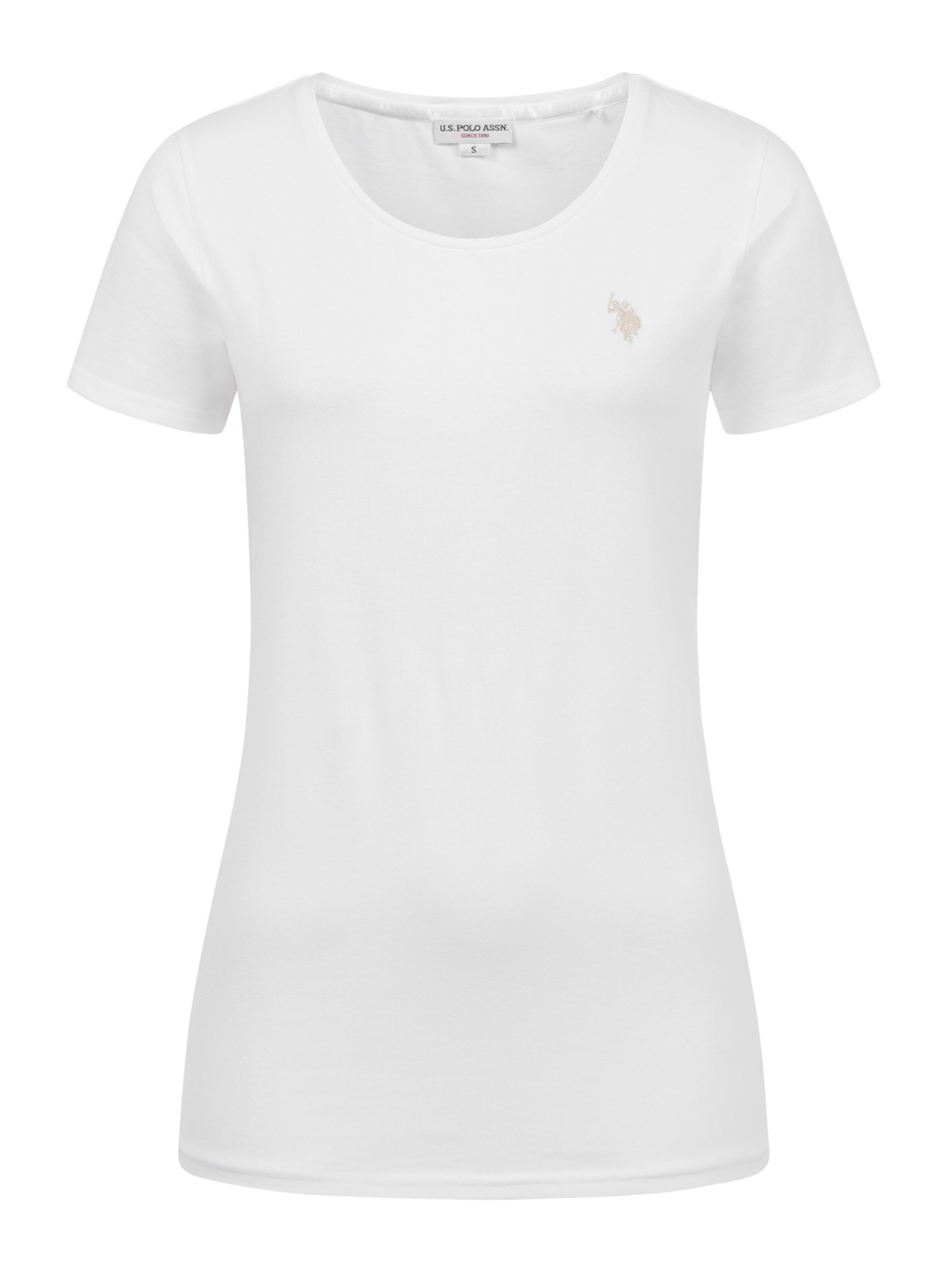 U.S. POLO ASSN. Shirt in Wit: voorkant