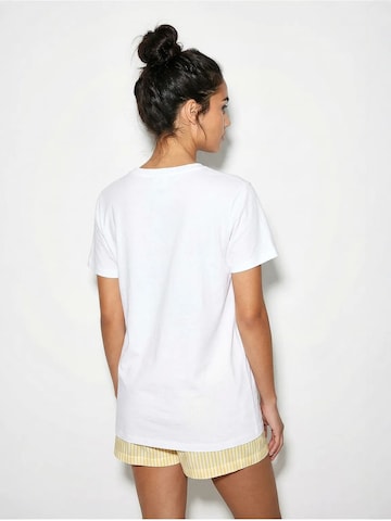 T-shirt Bianco Lucci en blanc