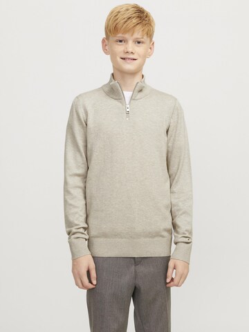 Pull-over Jack & Jones Junior en beige : devant