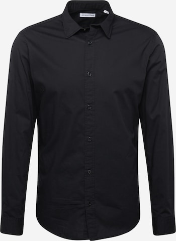 JACK & JONES Koszula 'LUCAS' w kolorze czarny: przód