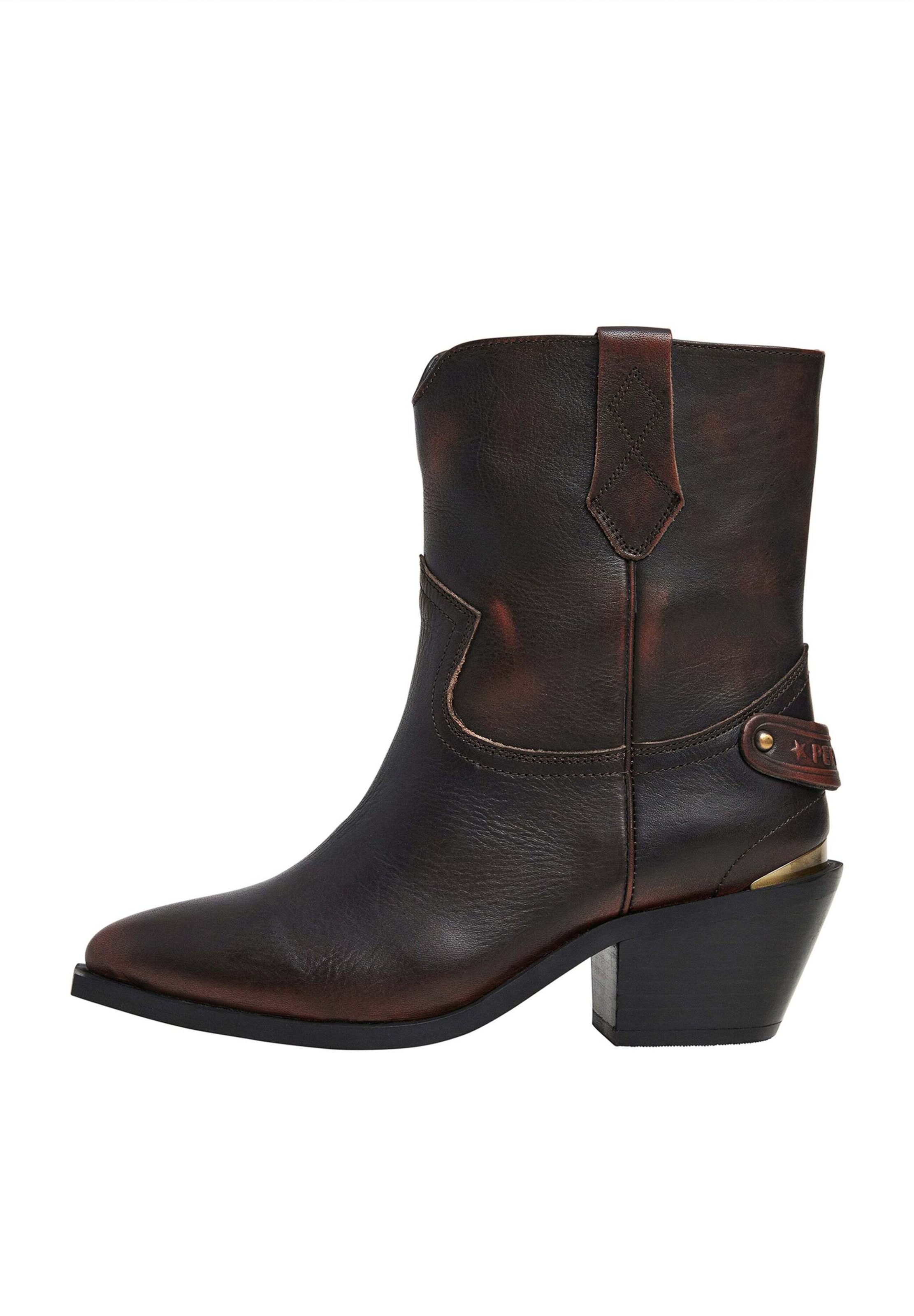 Stivale da cowboy 'April Road' Pepe Jeans di colore marrone scuro, Visualizzazione prodotti