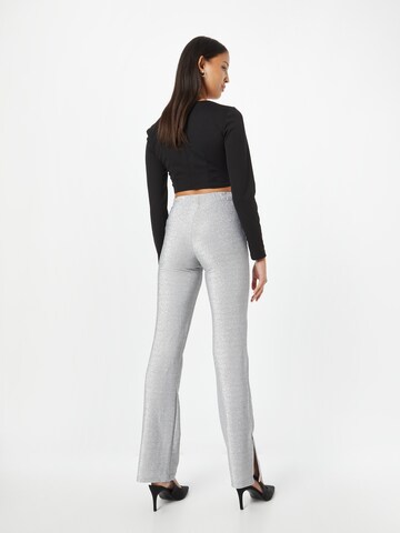 NLY by Nelly Bootcut Hose in Silber
