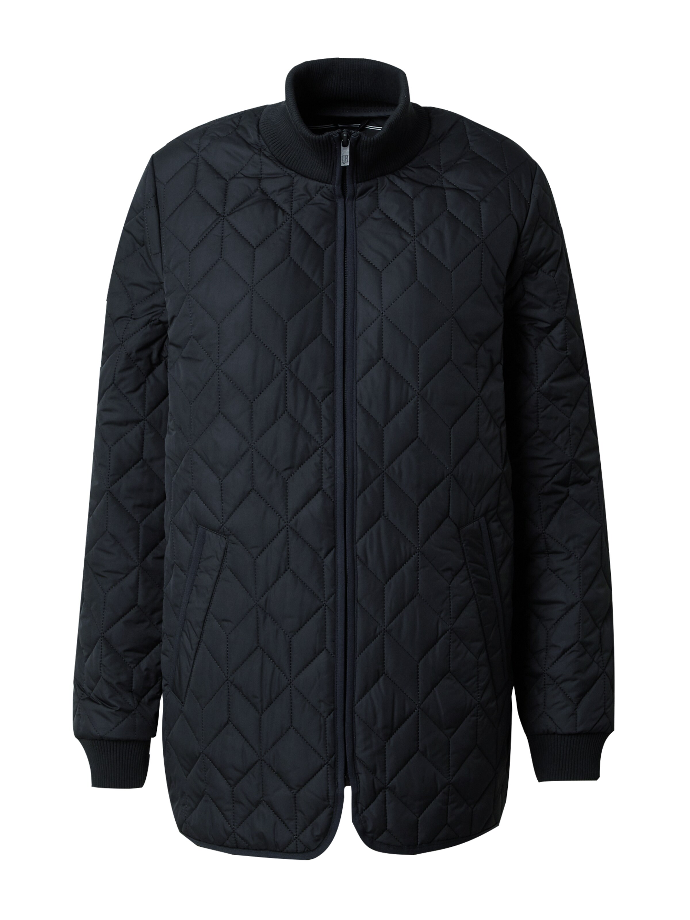 ILSE JACOBSEN Φθινοπωρινό και ανοιξιάτικο μπουφάν 'Art 40' σε μαύρο: μπροστά