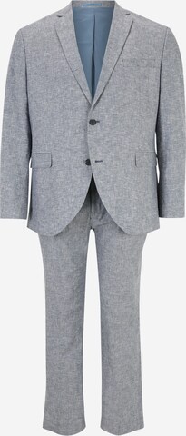 Coupe slim Costume 'RIVIERA' Jack & Jones Plus en gris : devant