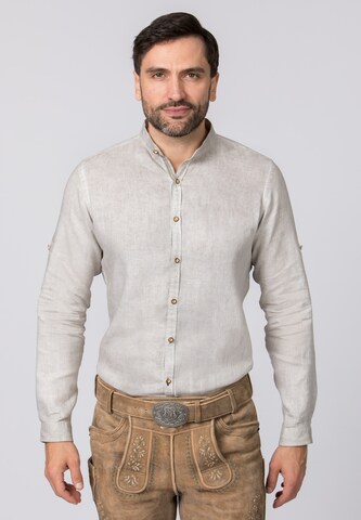 STOCKERPOINT Regular fit Traditional button up shirt 'Sergio' in Green: front