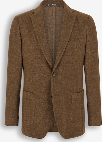 Coupe regular Veste de costume Boggi Milano en marron : devant