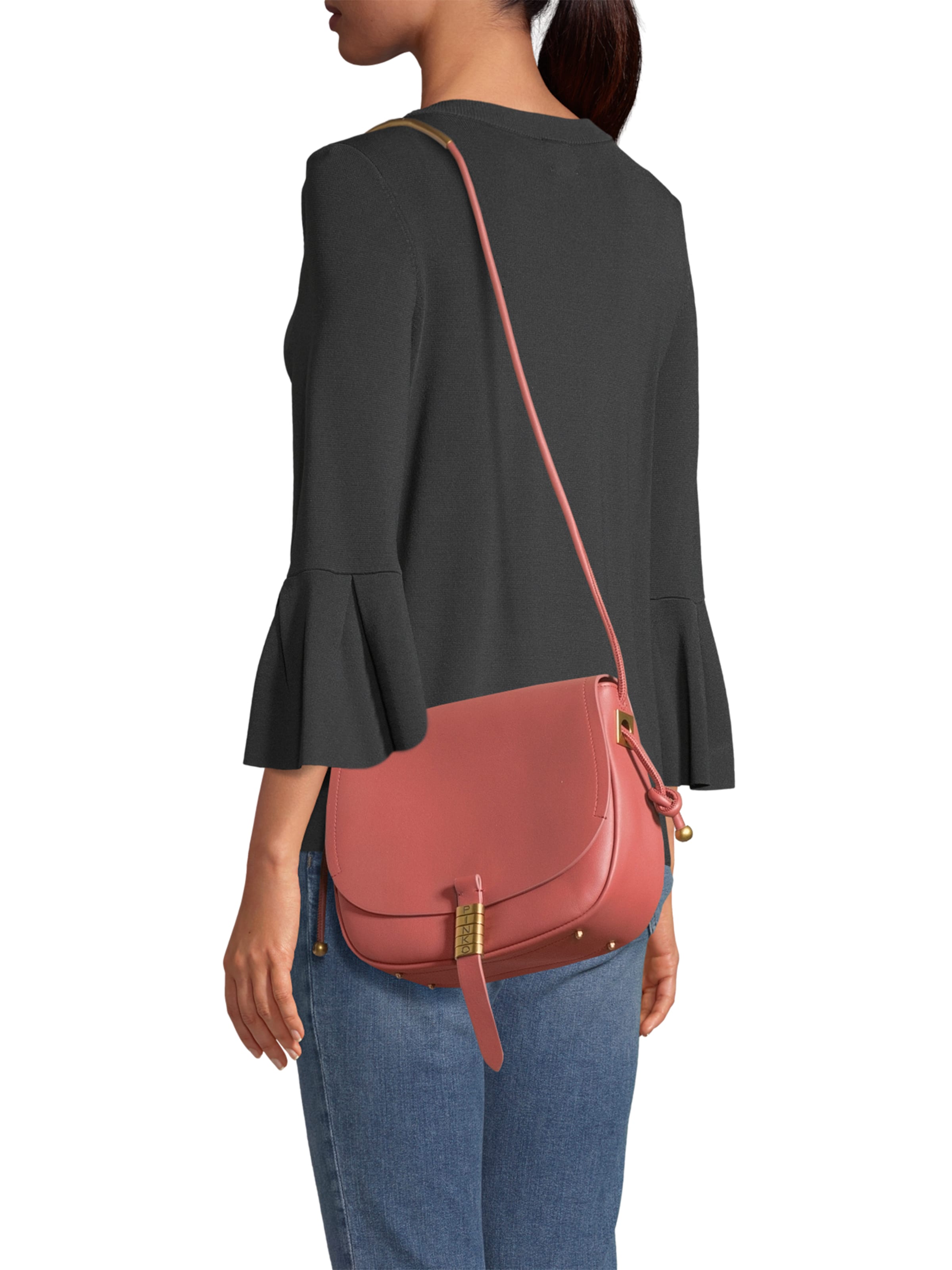 PINKO Shoulder bag in Red: front