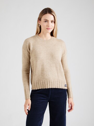 Superdry Sweater 'ESSENTIAL' in Beige: front