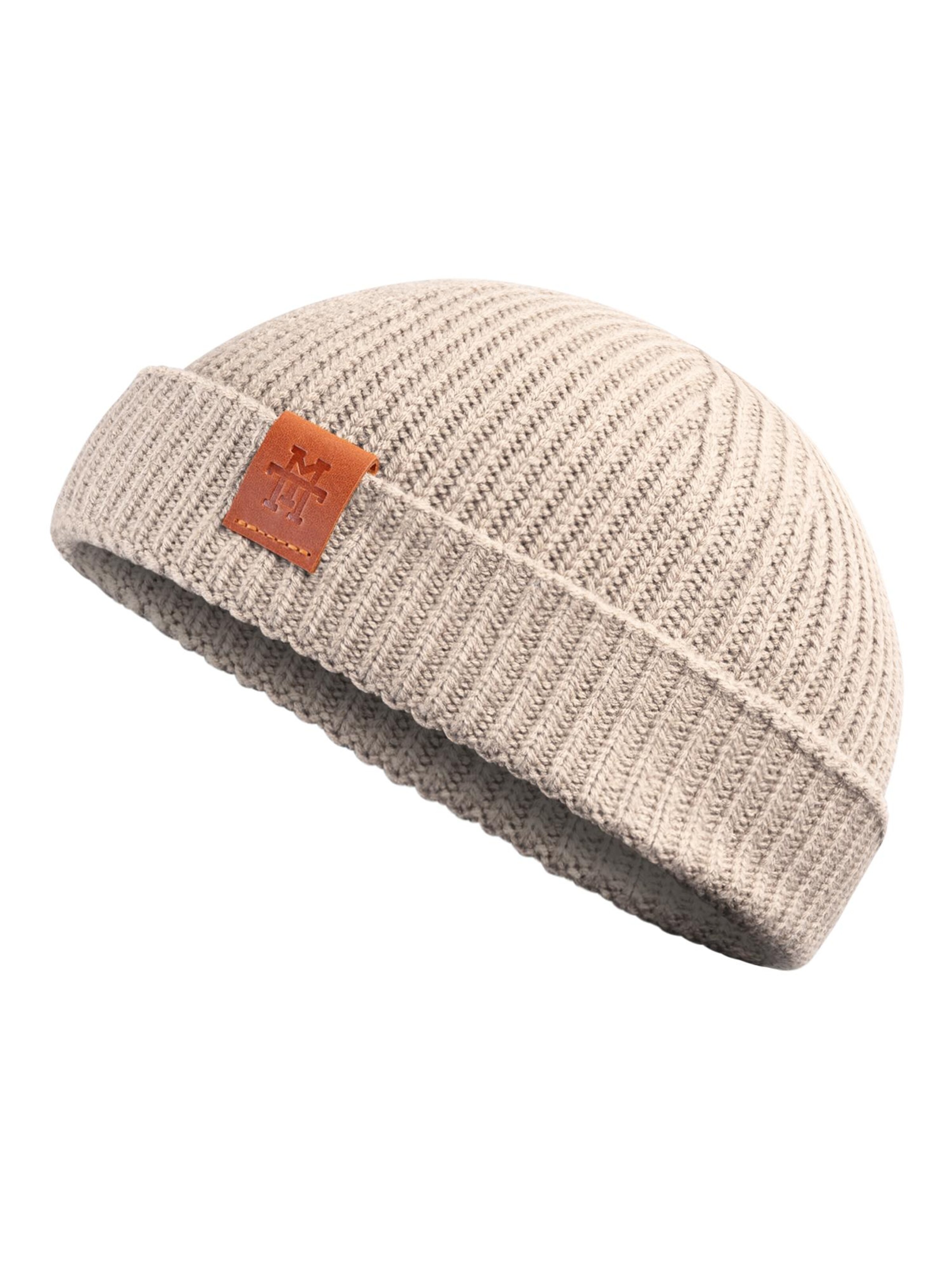 Manufaktur13 Beanie 'Fishermans' in Beige