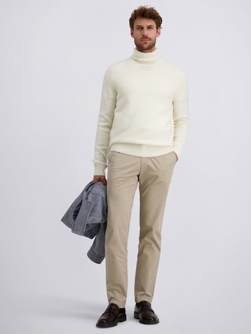 PIERRE CARDIN Tapered Chino 'Calais' in Beige