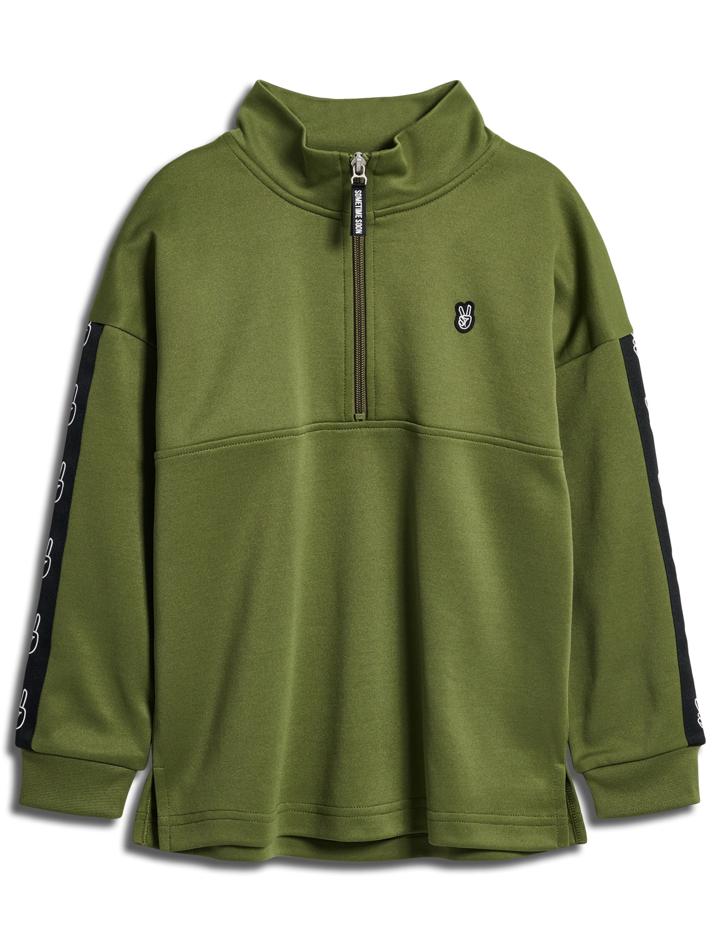 SOMETIME SOON Sweatshirt i grøn: forside