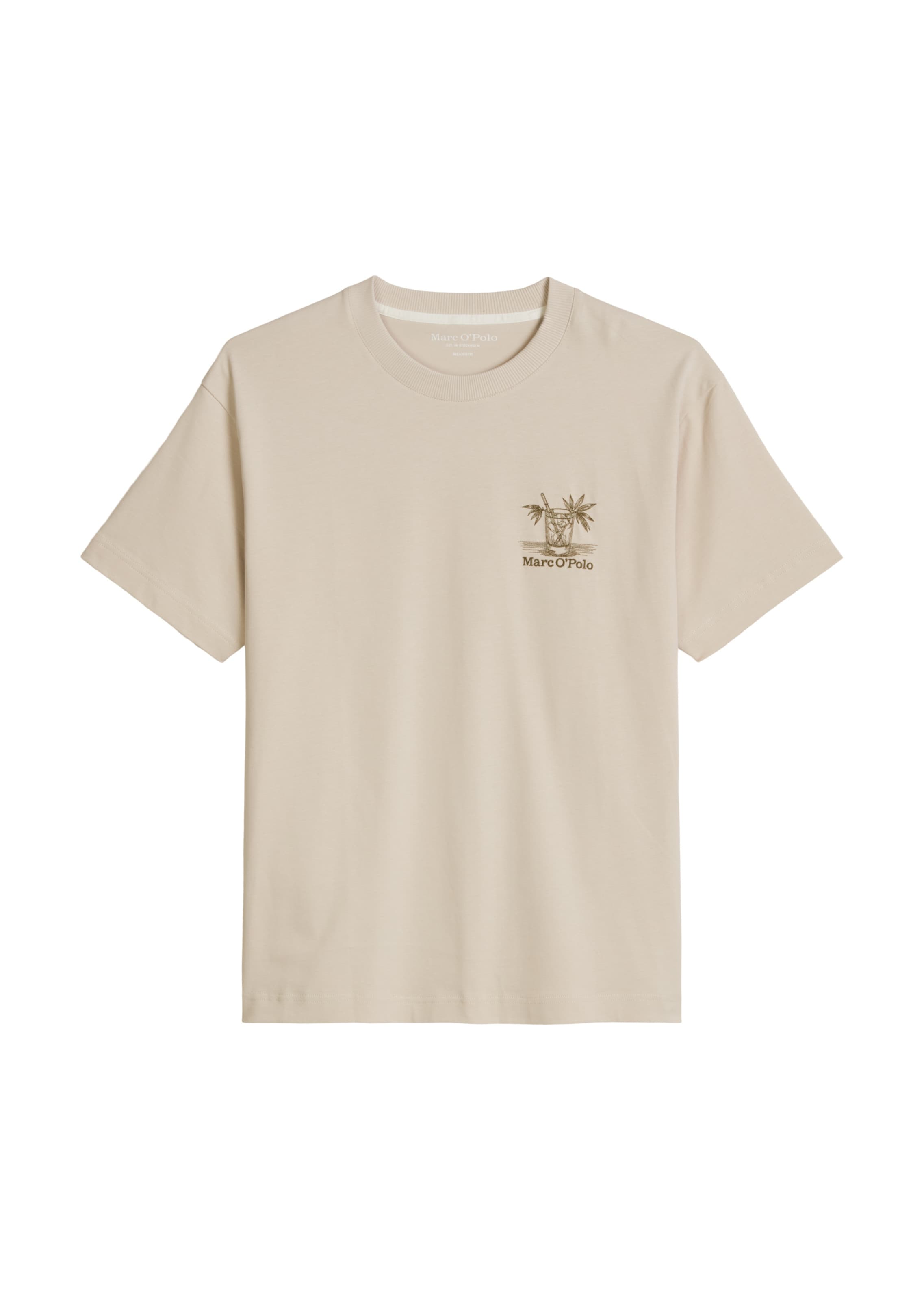 Marc O'Polo Shirt in Beige: front