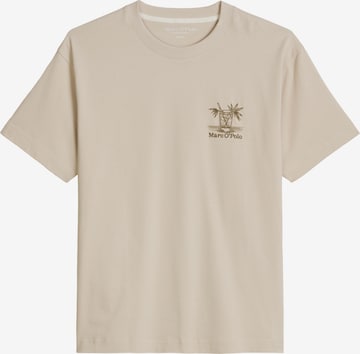 T-Shirt Marc O'Polo en beige : devant