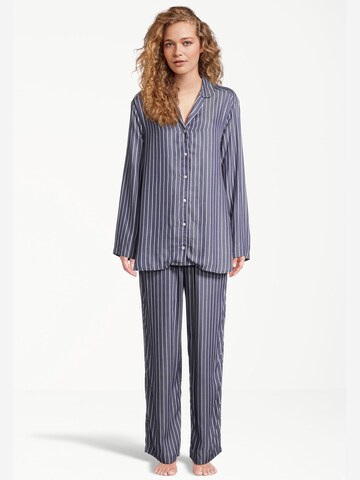 SEIDENSTICKER Pajama 'Classic Web' in Blue