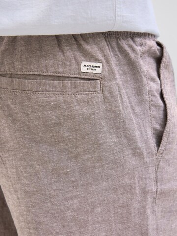 JACK & JONES Loose fit Trousers 'JPSTJaiden' in Brown