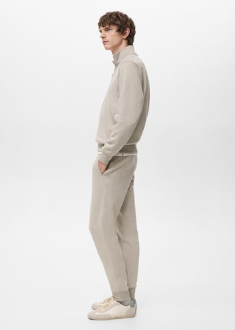 MANGO MAN Tapered Pants 'Cohen' in Beige