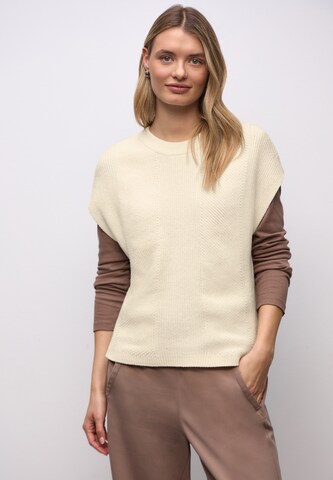 STREET ONE Sweater in Beige: front