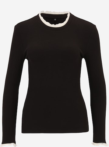 Only Petite Shirt 'NEW LESLIE' in Zwart: voorkant