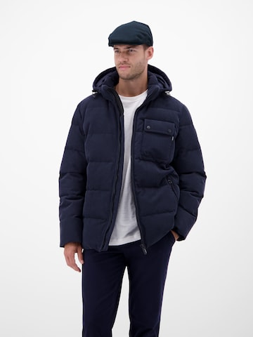 LERROS Muts in Blauw: voorkant