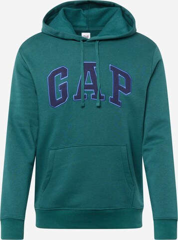 GAP Sweatshirt 'HERITAGE' in Green: front