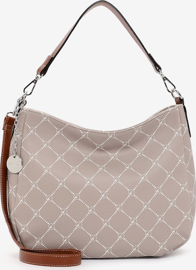 TAMARIS Skuldertaske 'Anastasia Classic' i cappuccino / hvid, Produktvisning