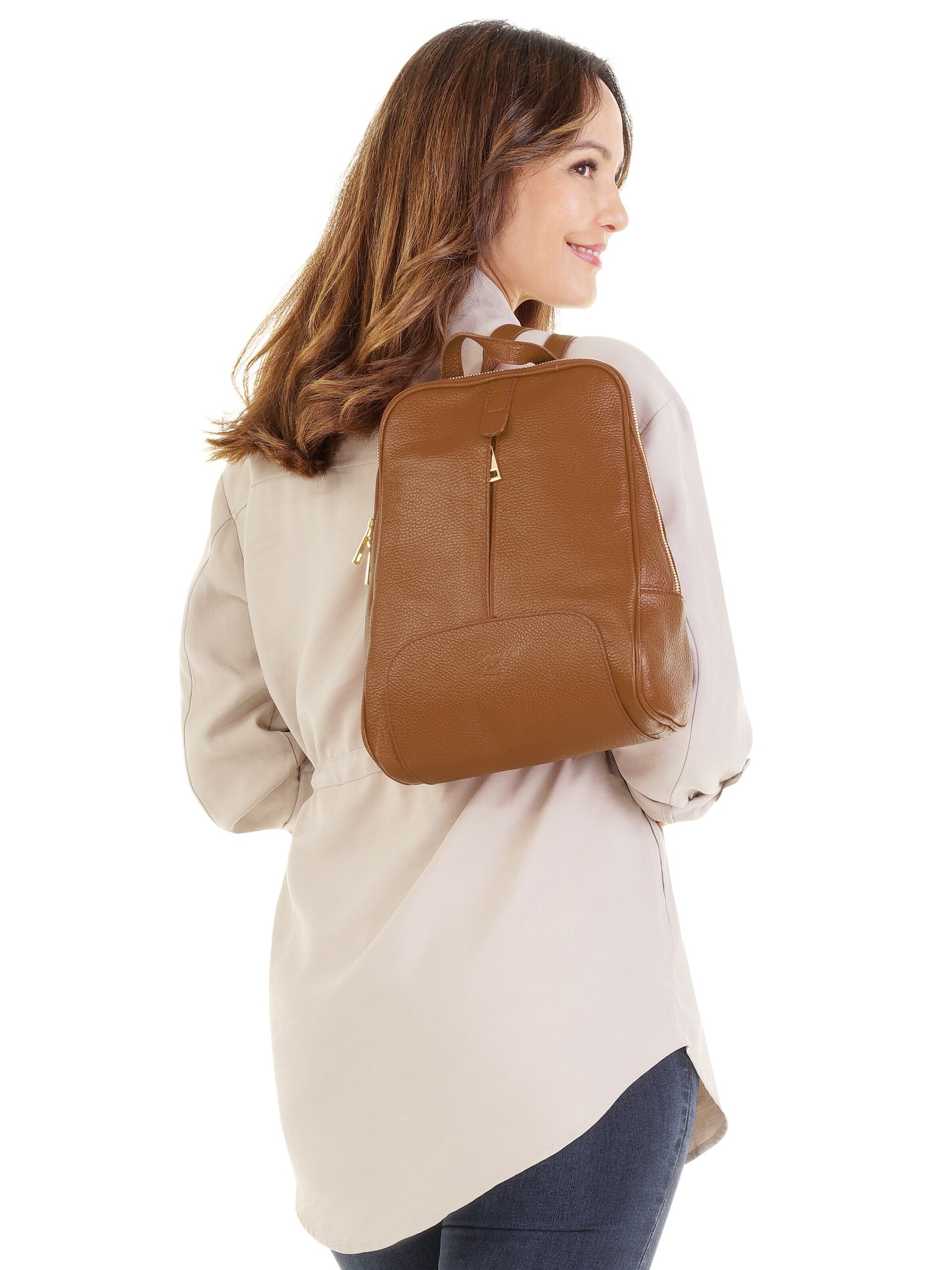 Samantha Look Rucksack‌‌‌‌‌‌‌ in Braun: Vorderseite