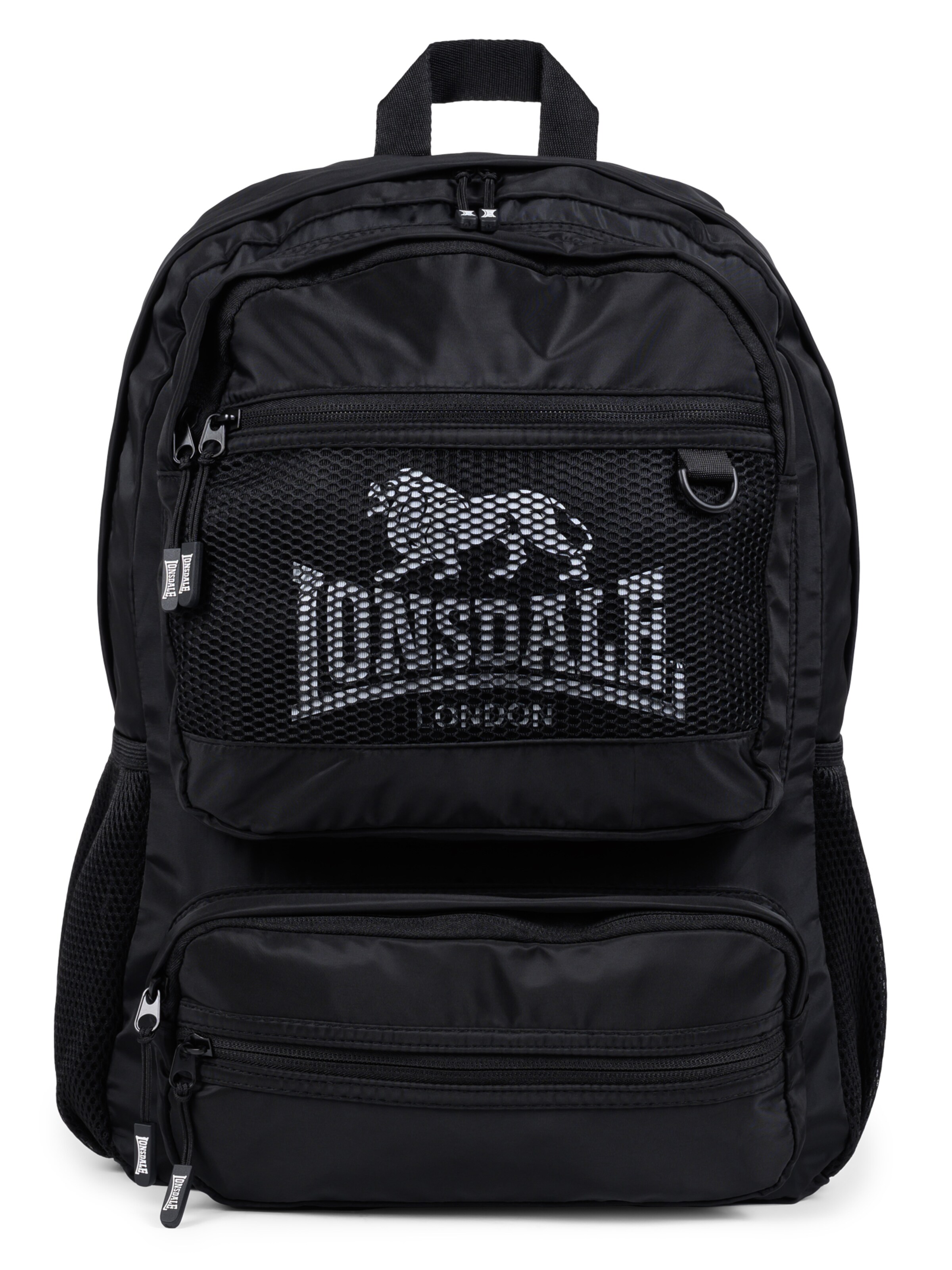 LONSDALE - Mochila 'Moulsford' en negro: frente
