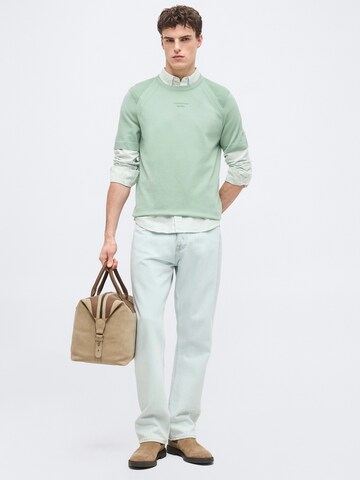 BOSS Pulover 'Spirit70' | zelena barva