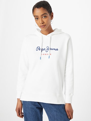 Pepe Jeans Sweatshirt 'Calista' in Weiß: predná strana