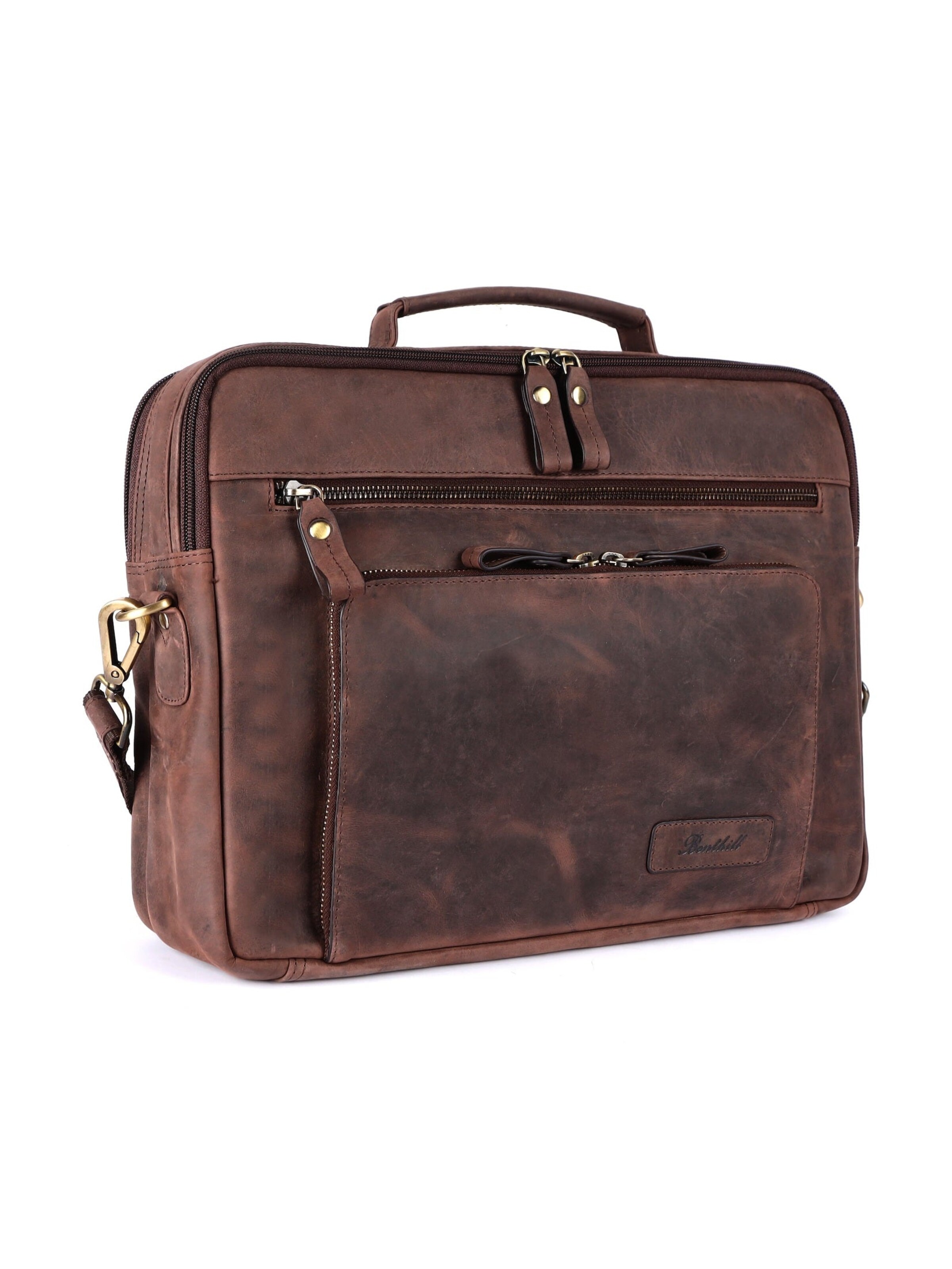 Benthill Laptop Bag in Brown