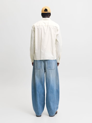 JACK & JONES - Ajuste confortable Camisa de negocios 'JORFrederiksberg' en blanco