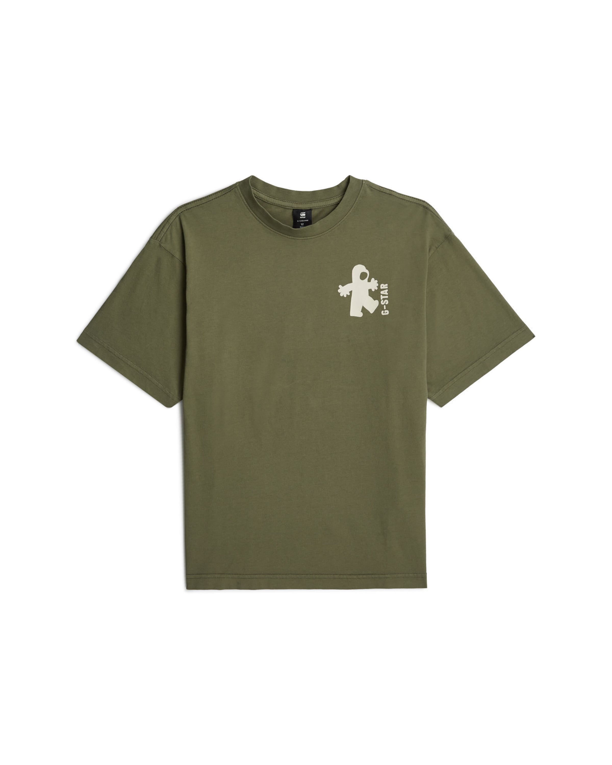 G-STAR Shirt 'Boys Oversized T-Shirt' in Green: front