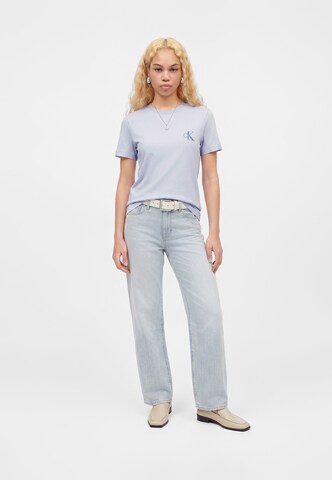 Calvin Klein Jeans Shirt in Lila: voorkant